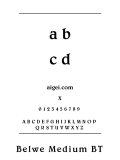贝尔维姆字体（BELWEM.TTF）下载｜创意排版设计工具