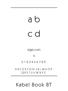 ​KABELN 字体下载｜平面设计排版字体资源