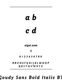 ​GOUDSABI 字体下载｜创意设计资源