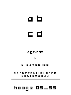 ​Hoog0555 字体下载｜平面设计排版工具