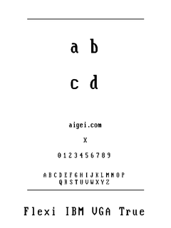 ​vga852（字体文件）下载｜复古像素设计资源