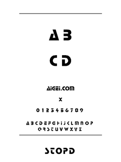 STOPN（字体文件）下载｜平面设计创意字体资源