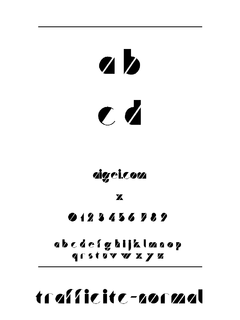 TRAFFICN 字体下载｜平面设计必备工具