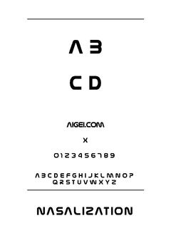 纳萨利扎字体（NASALIZA.TTF）下载｜创意设计必备英文字体