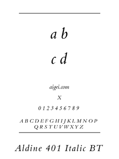 ALD401I 字体下载｜平面设计应用必备