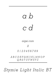 施蒂米埃里字体（STYMIELI.TTF）下载｜平面设计必备英文字体