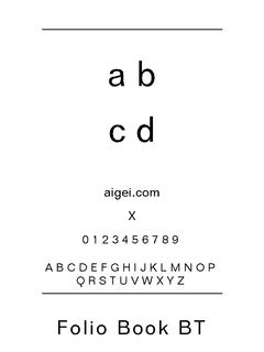 FOLION 字体下载｜英文字体设计应用