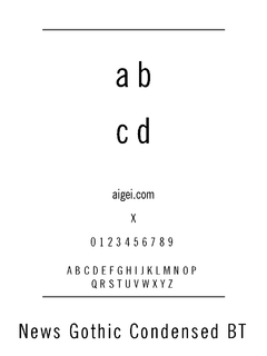 NEWSGOTC（Newsgotec公司）字体下载｜平面设计资源