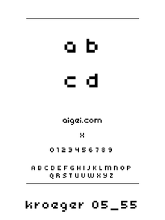 克朗0555 字体下载｜平面设计必备资源