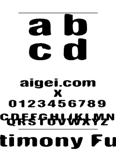 ​Antimony 字体下载｜平面设计创意应用