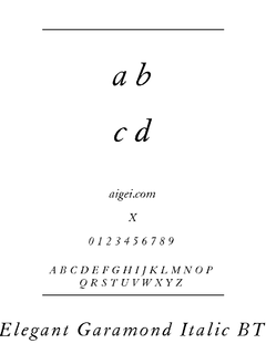 ​埃列加里字体（ELEGGARI.TTF）下载｜设计排版必备英文字体