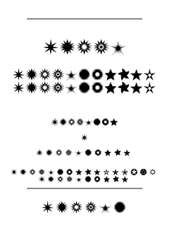 ​Stars1 字体下载｜创意设计英文字体资源