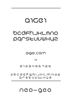 NEO5 字体下载｜创意设计排版资源