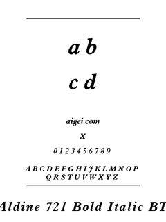 ALD721BI 字体下载｜设计排版应用资源