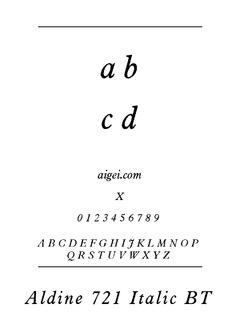 ALD721I 字体下载｜英文字体设计资源