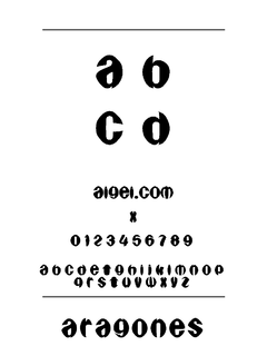 ​阿拉贡内斯字体（aragones.ttf）下载｜设计排版资源
