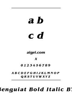 ​班贵碧字体（BENGUIBI.TTF）下载｜中文设计排版资源