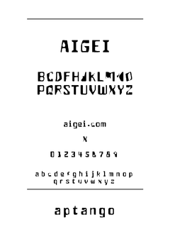 ​阿普坦戈字体下载｜创意设计资源应用