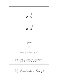 ​SF Burlington Script Bold 下载｜英文字体设计资源